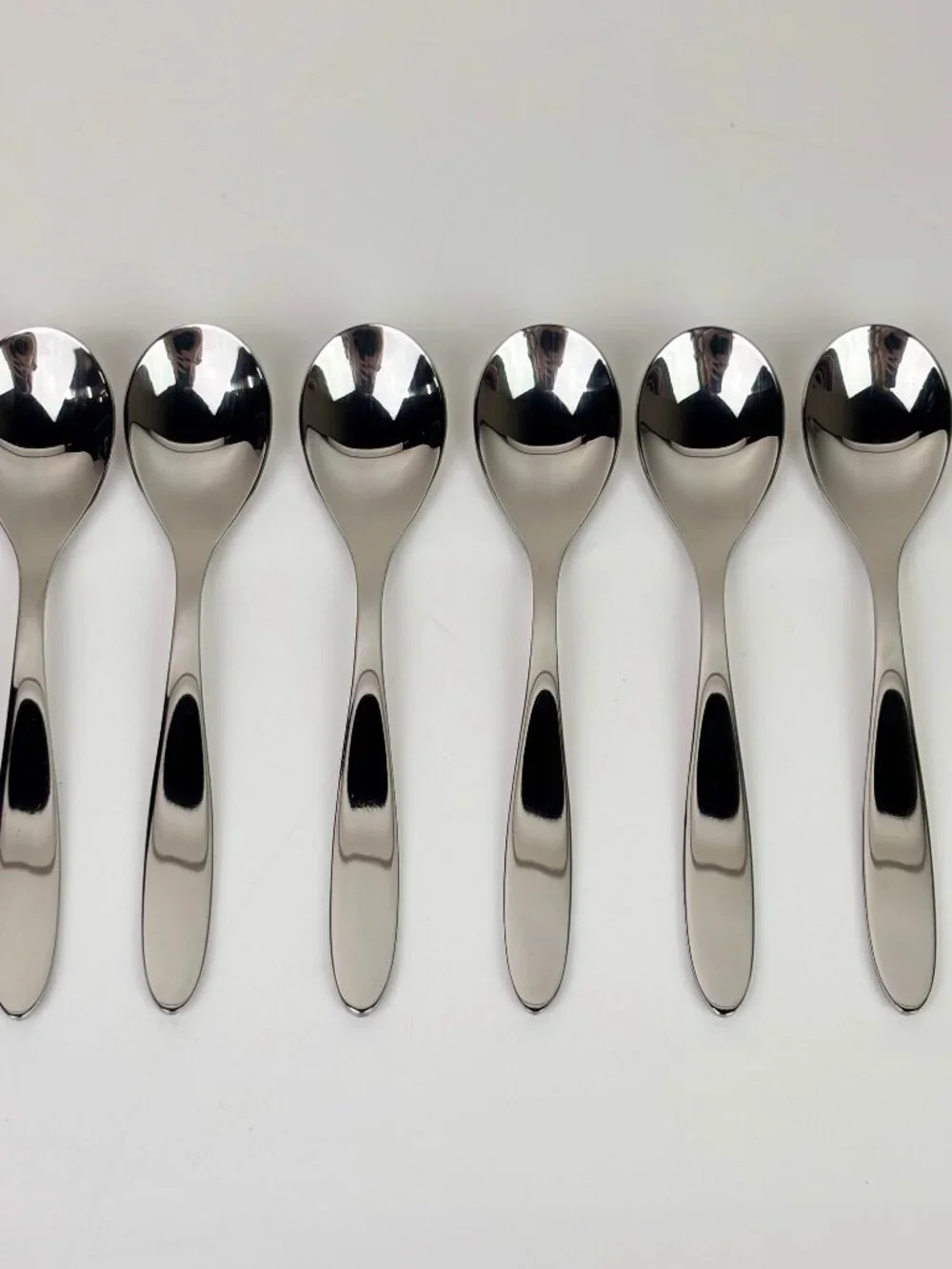 Set of 6 Alessi for Delta Airlines Stainless Steel Teaspoons 5